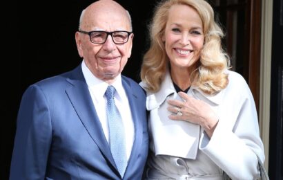 Rupert Murdoch and Jerry Hall Get Married in London